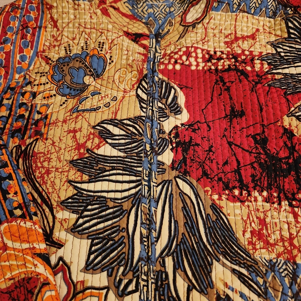 Beautiful Multi Colored Reversible Jacket Excelle… - image 5